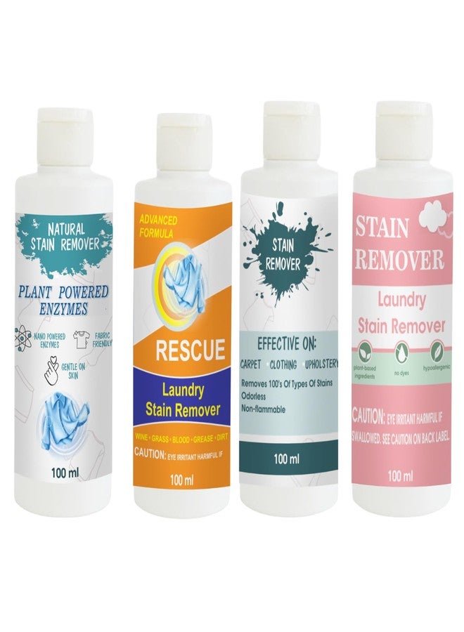 TOOVUS Stain Remover Combo Pack of Shirt, Orange, Sky and Pink Stain Remover | Multi-Surface Cleaning Solution for Clothes, Fabrics, Upholstery (100 g Each) - Image 1